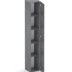 Garnero Arredamenti Colonna a terra 28x186h cm 1 anta reversibile multiuso Sunset Antracite New