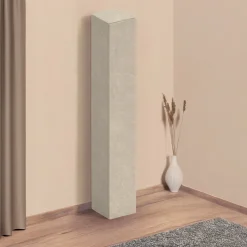 Garnero Arredamenti Colonna a terra 28x186h cm 1 anta reversibile multiuso Sunset Tortora