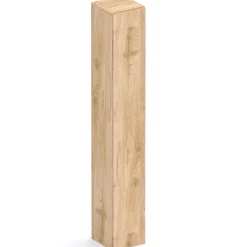 Garnero Arredamenti Colonna a terra 28x186h cm 1 anta reversibile multiuso chiaro Sunset Rovere Discount