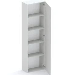 Garnero Arredamenti Colonna a terra 55x186h cm 1 anta reversibile Sunset Grigio chiaro Hot