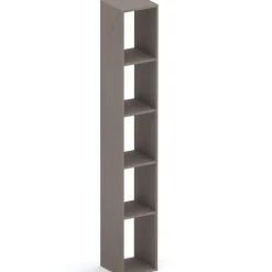 Garnero Arredamenti Colonna a terra 28x186h cm 5 vani libreria bronzo Sunset Marrone Outlet