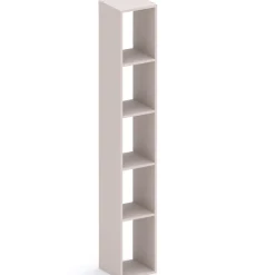 Garnero Arredamenti Colonna a terra 28x186h cm 5 vani  libreria Sunset Beige Outlet