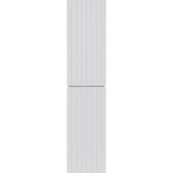 Garnero Arredamenti Colonna bagno sospesa 35x160h cm cannettato 2 ante bianco Autentic Sale