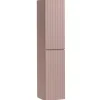 Garnero Arredamenti Colonna bagno sospesa 35x160h cm cannettato 2 ante rosa Autentic Best