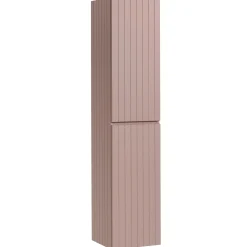 Garnero Arredamenti Colonna bagno sospesa 35x160h cm cannettato 2 ante rosa Autentic Best