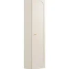Garnero Arredamenti Colonna bagno sospesa 35x140h cm fresato 1 anta beige Sand Sale