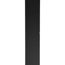 Garnero Arredamenti Colonna bagno sospesa 35x160h cm 1 anta 2 cassetti Serif Nero Outlet