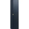 Garnero Arredamenti Colonna bagno sospesa 35x160h cm 1 anta 2 cassetti cannettato blu Deep Sale