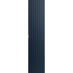 Garnero Arredamenti Colonna bagno sospesa 35x160h cm 1 anta 2 cassetti cannettato blu Deep Sale