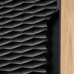 Garnero Arredamenti Colonna bagno sospesa 35x170h cm 1 anta nero rovere Swim Nero - Rovere Best