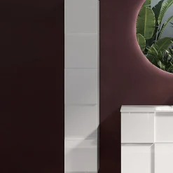 Garnero Arredamenti Colonna bagno 25x138h cm 1 anta bianco lucido Obsession Outlet