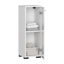 Garnero Arredamenti Colonna bagno 30x85h cm bassa 1 anta Woters Bianco Lucido Discount