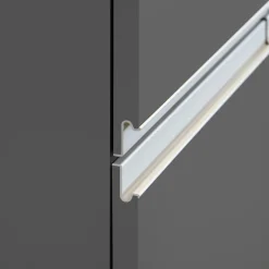 Garnero Arredamenti Colonna frigo dispensa cucina 90x165h cm moderna antracite rovere Gourmet Antracite - Rovere New