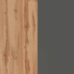 Garnero Arredamenti Colonna frigo dispensa cucina 90x165h cm moderna antracite rovere Gourmet Antracite - Rovere New