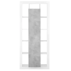 Garnero Arredamenti Colonna libreria 95x217h cm 1 anta bianco cemento Trilogy Bianco Opaco - Cemento Sale