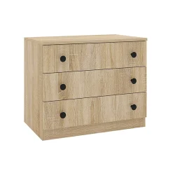 Garnero Arredamenti Comò 70x57h cm 3 cassetti moderno rovere Estelle Online