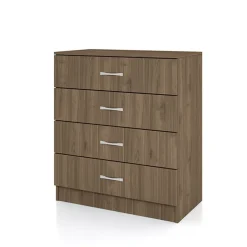 Garnero Arredamenti Comò  80x91h cm cassetti moderno Cavour Gihome® Noce Outlet