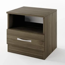Garnero Arredamenti Comodino 40x41h cm  con cassetto moderno Selvaggia Noce Online