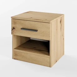 Garnero Arredamenti Comodino 40x41h cm  con cassetto moderno Selvaggia Rovere Rustico Best