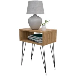 Garnero Arredamenti Comodino 45x59h cm design industrial Jamar Rovere Online