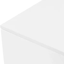 Garnero Arredamenti Comodino 50x46h cm design moderno bianco lucido Marisa Clearance