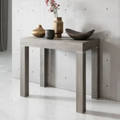 Garnero Arredamenti Consolle 50/300cm allungabile Pandora 110 Gihome® Rovere Grigio Best