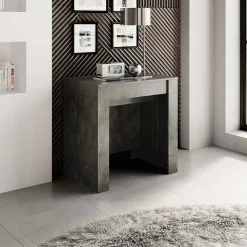 Garnero Arredamenti Consolle 54/252cm tavolo allungabile moderno ossido nobilitato Senigallia Online