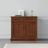 Garnero Arredamenti Credenza 101x90h cm 2 ante 2 cassetti arte povera noce Toscana Best