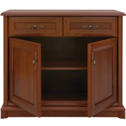 Garnero Arredamenti Credenza 101x90h cm 2 ante 2 cassetti arte povera noce Toscana Best