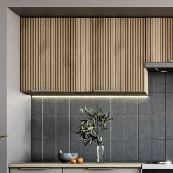 Garnero Arredamenti Cucina 240cm completa componibile moderna grigio rovere sonoma Taipei Sale