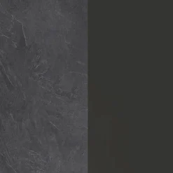 Garnero Arredamenti Cucina 255cm componibile lineare moderna antracite grigio pietra Gourmet Elegance Antracite - Grigio pietra Outlet