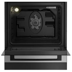 Garnero Arredamenti Cucina combinata 4 fuochi con forno elettrico 60x85cm inox Beko Argento Hot