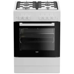 Garnero Arredamenti Cucina combinata 4 fuochi con forno elettrico 60x85cm Beko Bianco Online