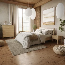 Garnero Arredamenti Cuscino decorativo per letto matrimoniale contenitore 180x200cm rovere Noor Outlet