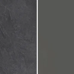 Garnero Arredamenti Dispensa cucina 60x165h cm 4 ripiani antracite grigio pietra Gourmet Antracite - Grigio pietra