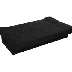 Garnero Arredamenti Divano letto 2 posti 192cm matrimoniale senza braccioli grigio nero Joby Tessuto Lawa Grigio Scuro Sale