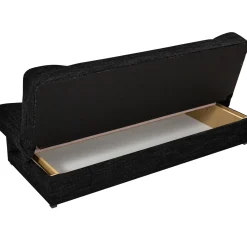 Garnero Arredamenti Divano letto 2 posti 192cm matrimoniale senza braccioli grigio nero Joby Tessuto Lawa Grigio Scuro Sale