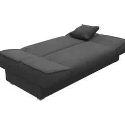 Garnero Arredamenti Divano letto 2 posti 182cm pieghevole senza braccioli grigio scuro Rollo Tessuto Morbido Zetta Grigio Online