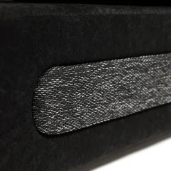 Garnero Arredamenti Divano letto 3 posti imbottito 200cm nero grigio scuro Barney Discount