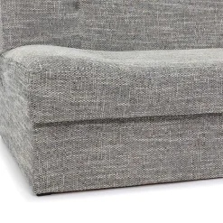 Garnero Arredamenti Divano letto 2 posti matrimoniale senza braccioli 192cm grigio beige Joby Tessuto Lawa Grigio Outlet