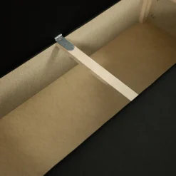 Garnero Arredamenti Divano letto 3 posti moderno 238cm nero écru Flow Microfibra Nero Beige