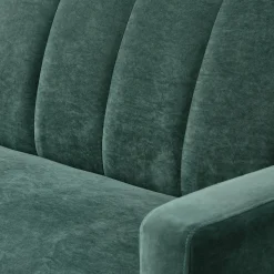 Garnero Arredamenti Divano letto 3 posti 192x82 cm velluto scuro Nespolo Verde New