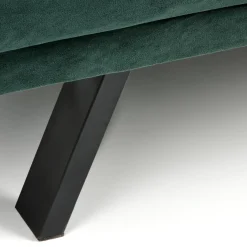 Garnero Arredamenti Divano letto 3 posti 192x82 cm velluto scuro Nespolo Verde New