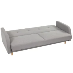Garnero Arredamenti Divano letto 2 posti 216x87cm con box contenitore grigio Nebbia Online