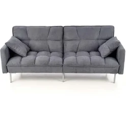 Garnero Arredamenti Divano letto 2 posti 193x58cm grigio acciaio Cassandra Online