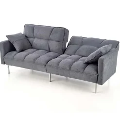 Garnero Arredamenti Divano letto 2 posti 193x58cm grigio acciaio Cassandra Online