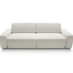 Garnero Arredamenti Divano letto 3 posti 257x105cm tessuto bianco Cozyfy Discount