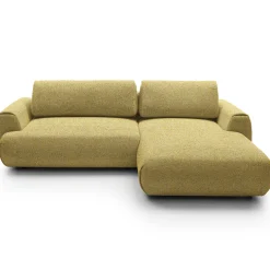 Garnero Arredamenti Divano letto angolare destra 3 posti 270x167cm tessuto giallo Cloudify Tessuto Puente Giallo Hot