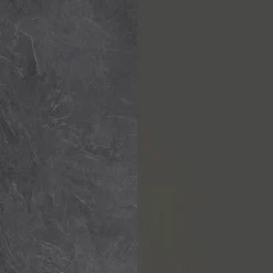 Garnero Arredamenti Isola cucina centrale 160x90cm 2 ante e vani antracite opaco con piano grigio effetto pietra Gourmet Antracite - Grigio pietra Sale