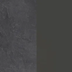 Garnero Arredamenti Isola cucina centrale 155x90cm 3 ante antracite opaco con piano grigio effetto pietra Gourmet Antracite - Grigio pietra Online